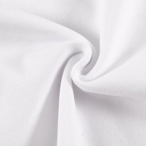 Thug Club White T Shirt With Subtle Silver Graphics - Picture 6 of 6